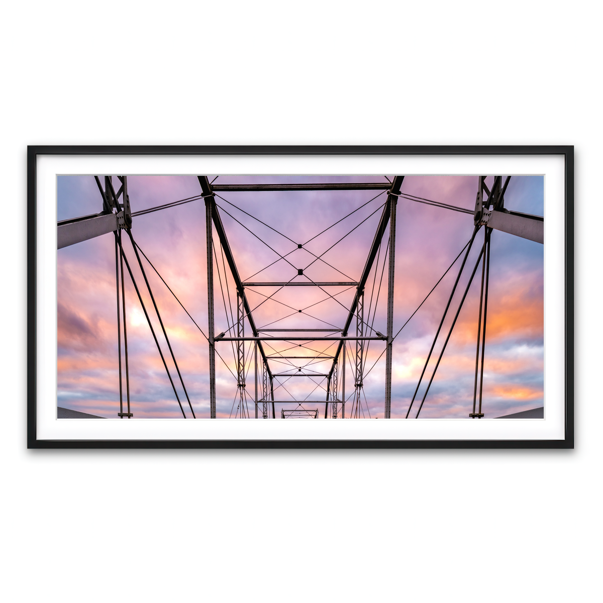 Framed Print 2x1 Black