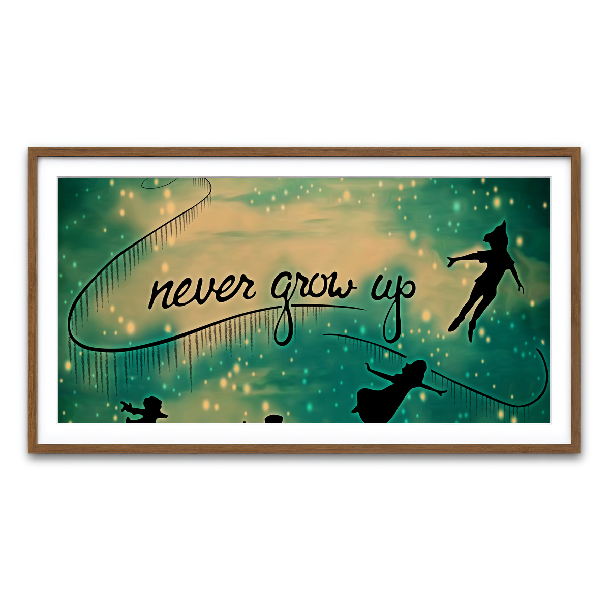 Framed Print 2x1 Walnut