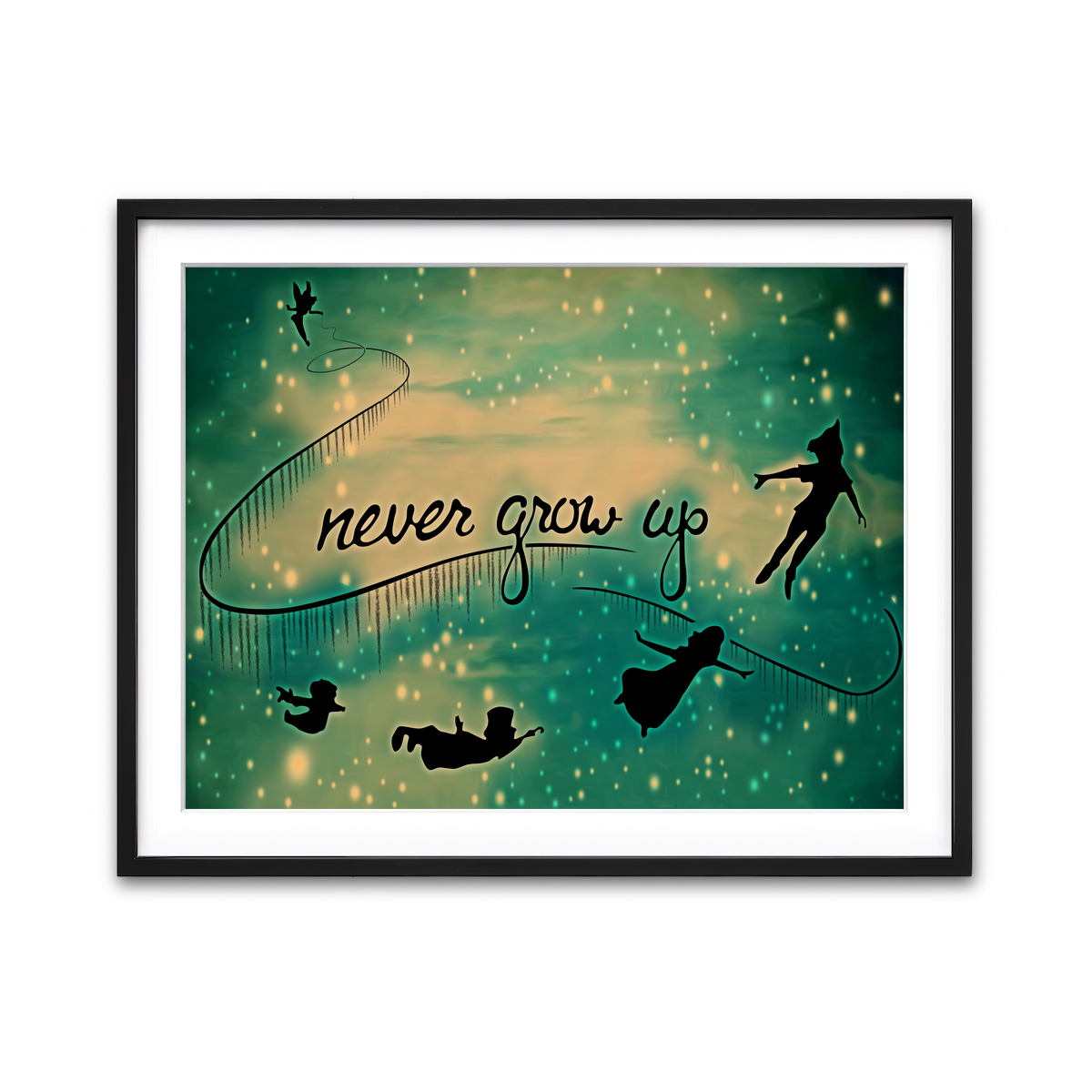 Framed Print 4x3 Black