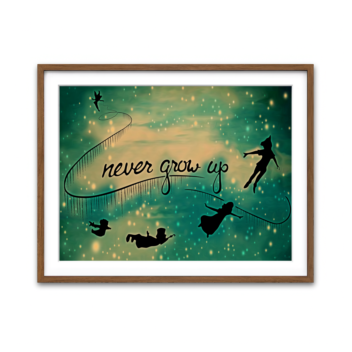 Framed Print 4x3 Walnut