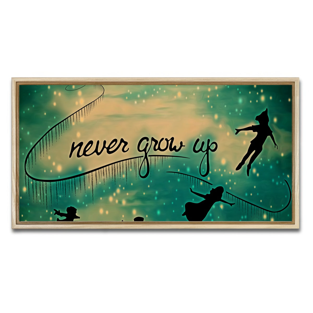 AUTO-MOCKUP WHITE | Neverland | 1 Piece | Natural Framed Canvas | group=2x1