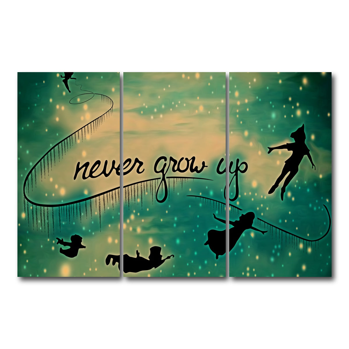 AUTO-MOCKUP WHITE | Neverland | 3 Piece | Gallery Wrap Canvas | group=12x24