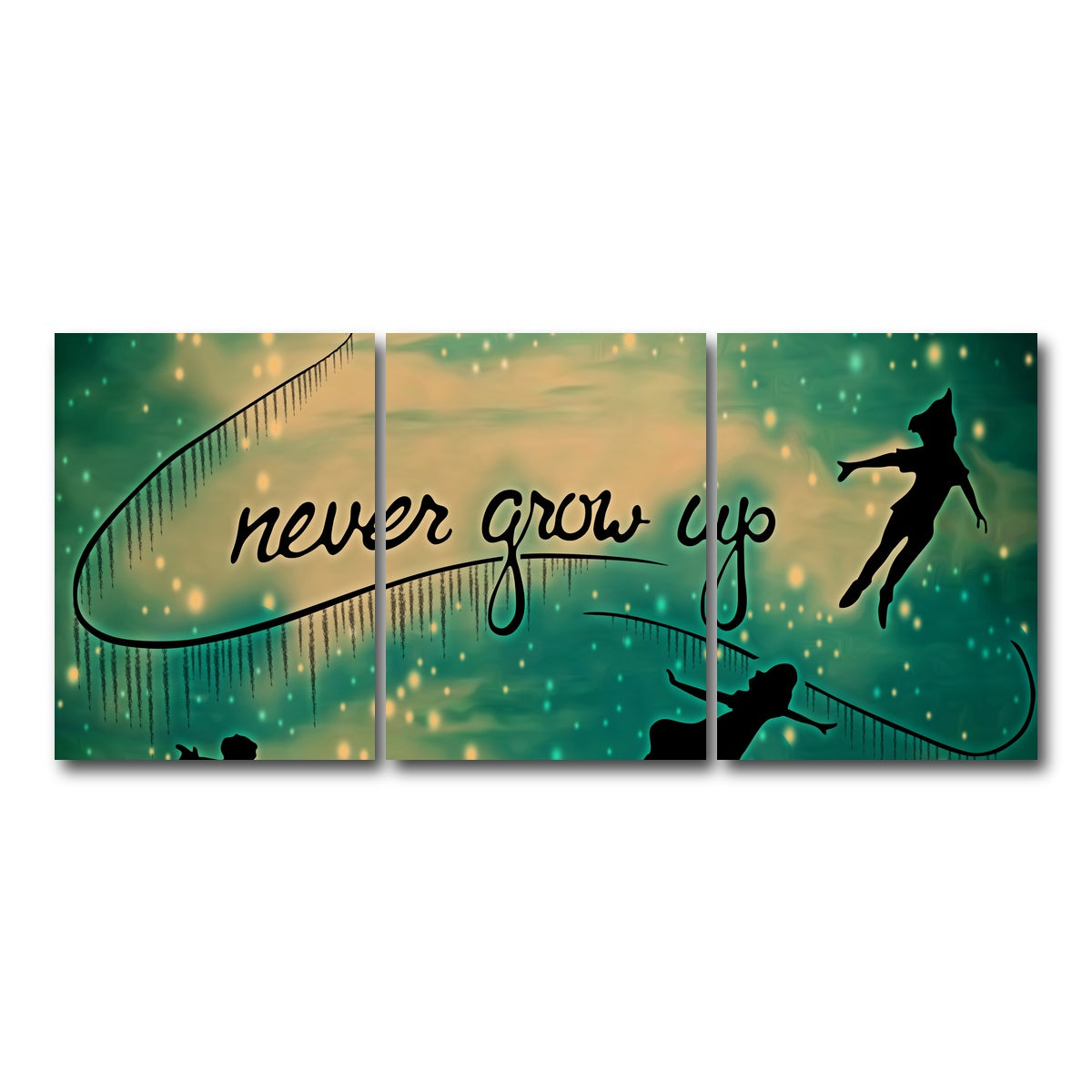 AUTO-MOCKUP WHITE | Neverland | 3 Piece | Gallery Wrap Canvas | group=18x24