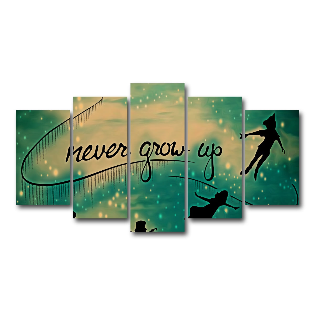 AUTO-MOCKUP WHITE | Neverland | 5 Piece | Gallery Wrap Canvas | group=5_normal