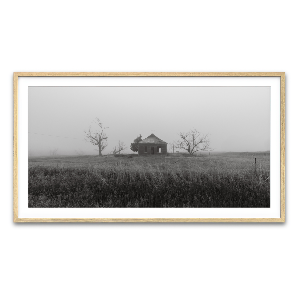 Framed Print 2x1 Natural