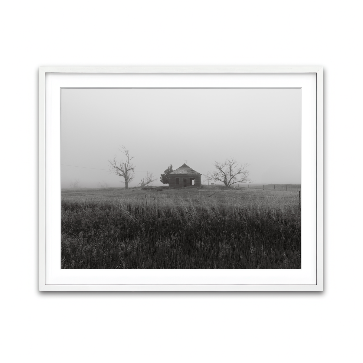 Framed Print 4x3 White