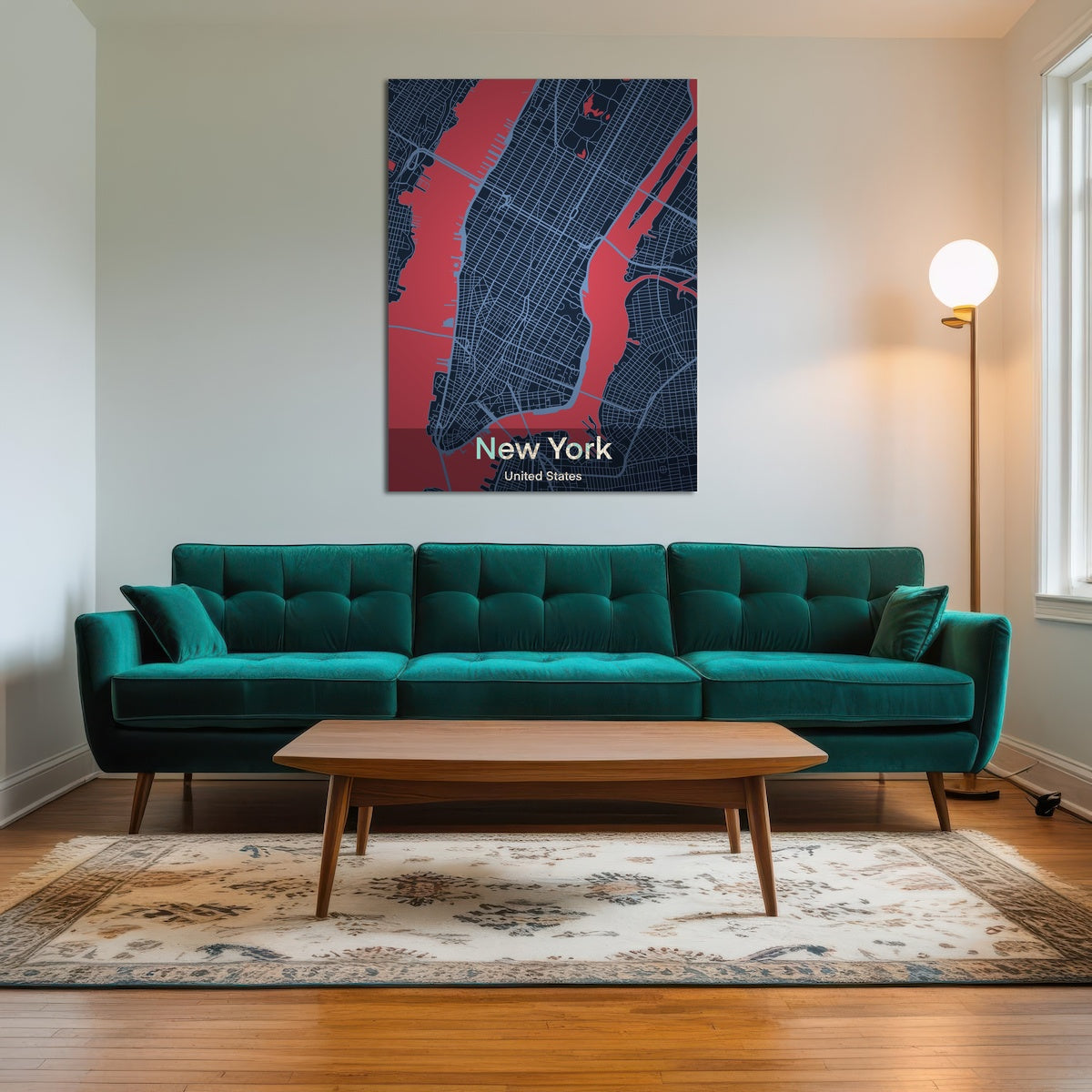 AUTO-MOCKUP ROOM | New York Map