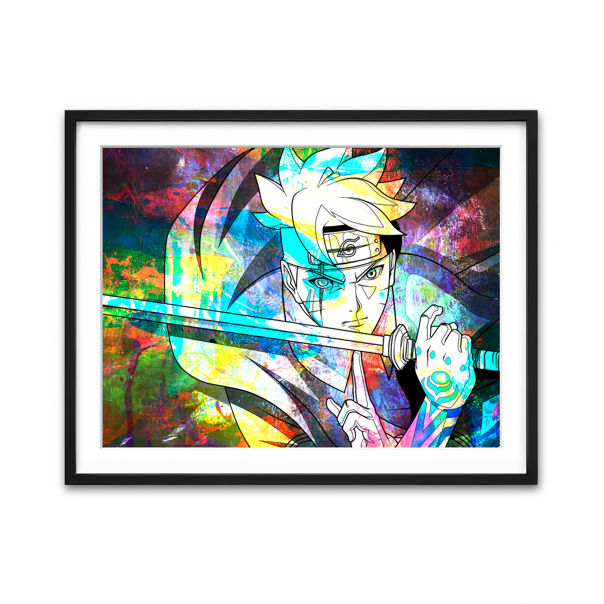 Framed Print 4x3 Black