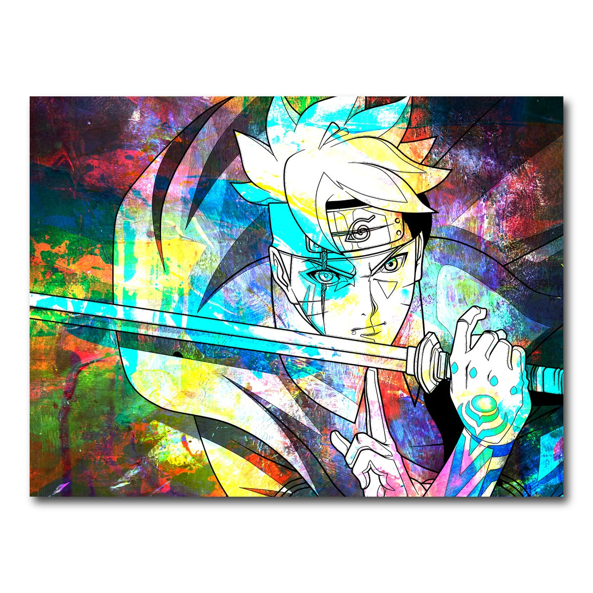 AUTO-MOCKUP WHITE | Next Generations Katana | 1 Piece | Gallery Wrap Canvas | group=4x3