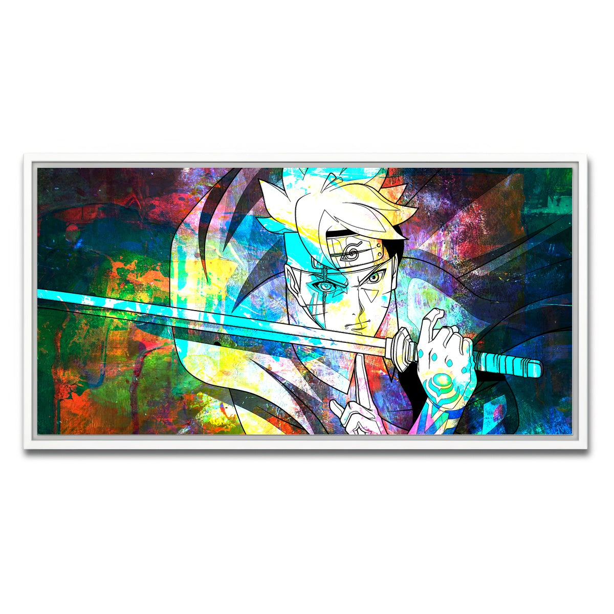 AUTO-MOCKUP WHITE | Next Generations Katana | 1 Piece | White Framed Canvas | group=2x1