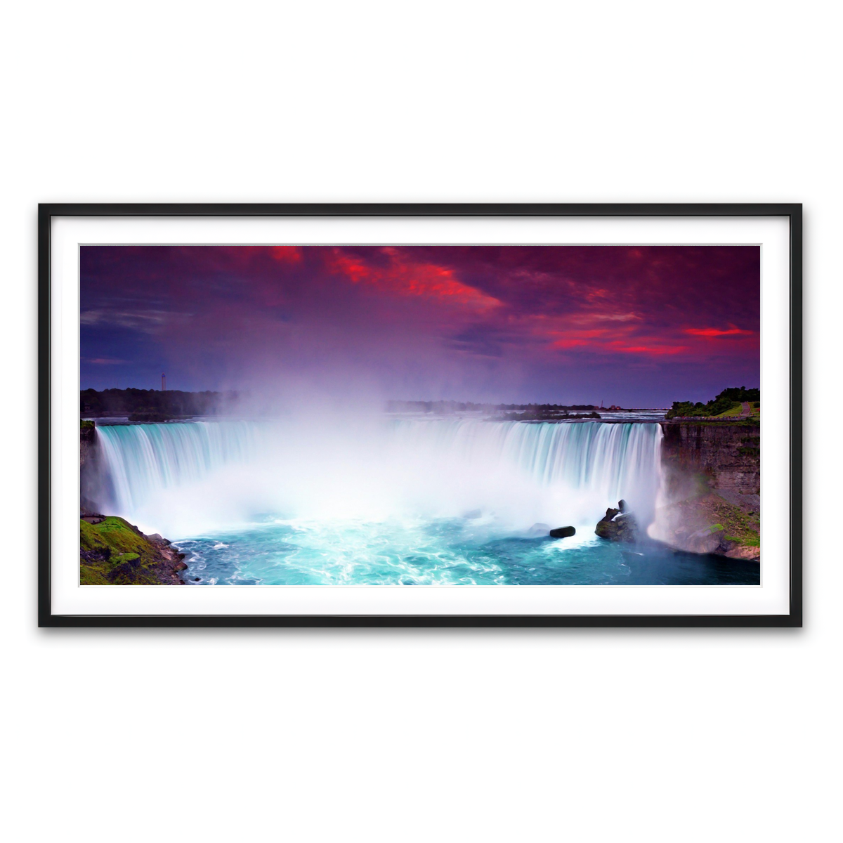 Framed Print 2x1 Black