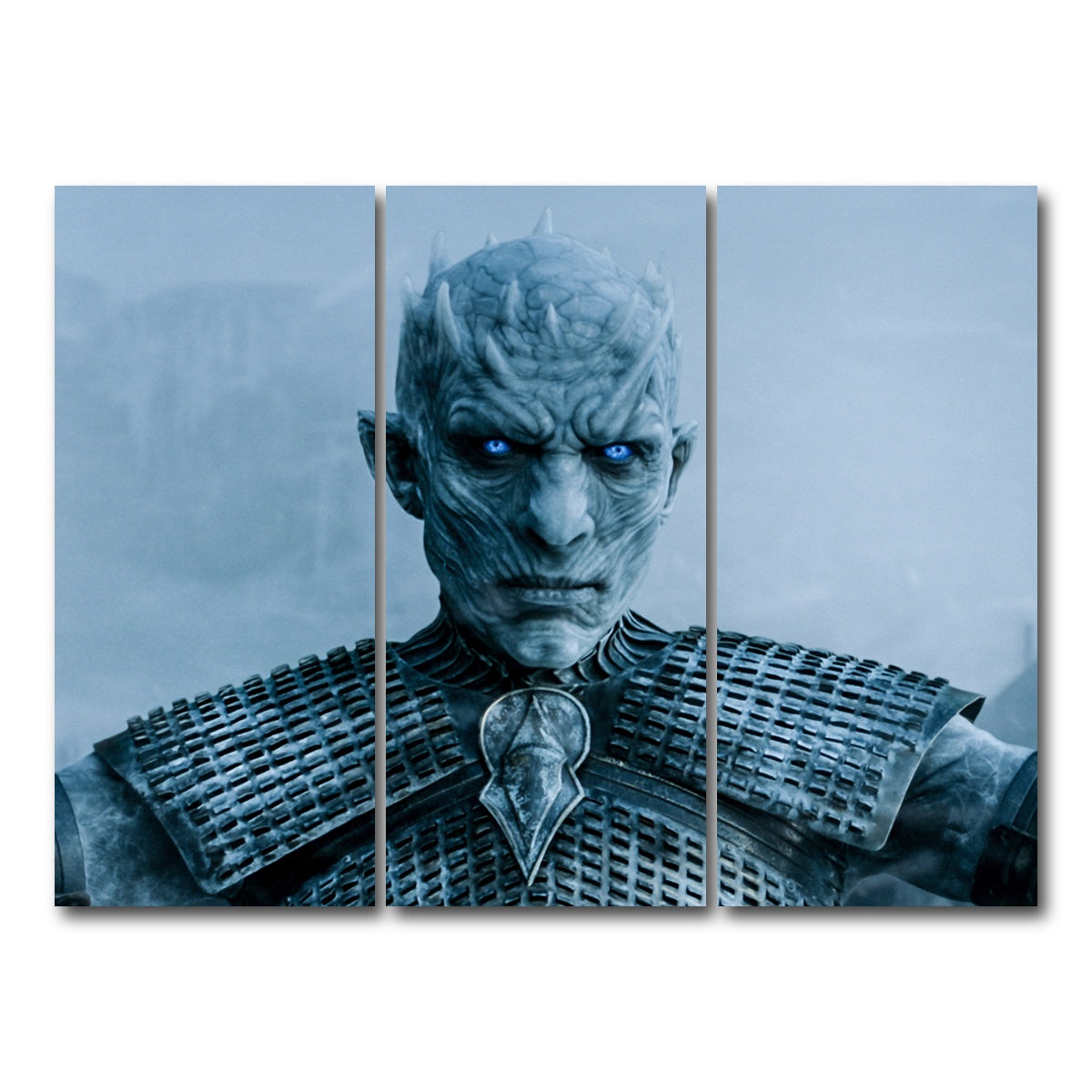 AUTO-MOCKUP WHITE | Night King | 3 Piece | Gallery Wrap Canvas | group=8x18