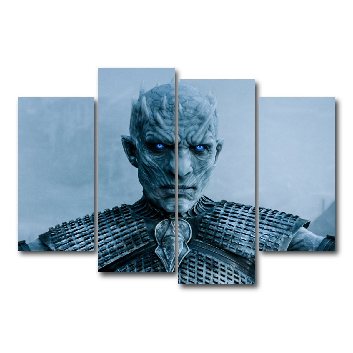 AUTO-MOCKUP WHITE | Night King | 4 Piece | Gallery Wrap Canvas | group=4_short