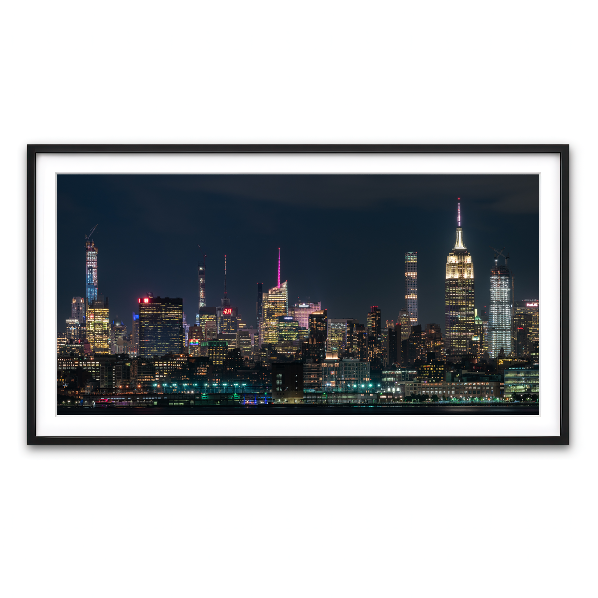 Framed Print 2x1 Black