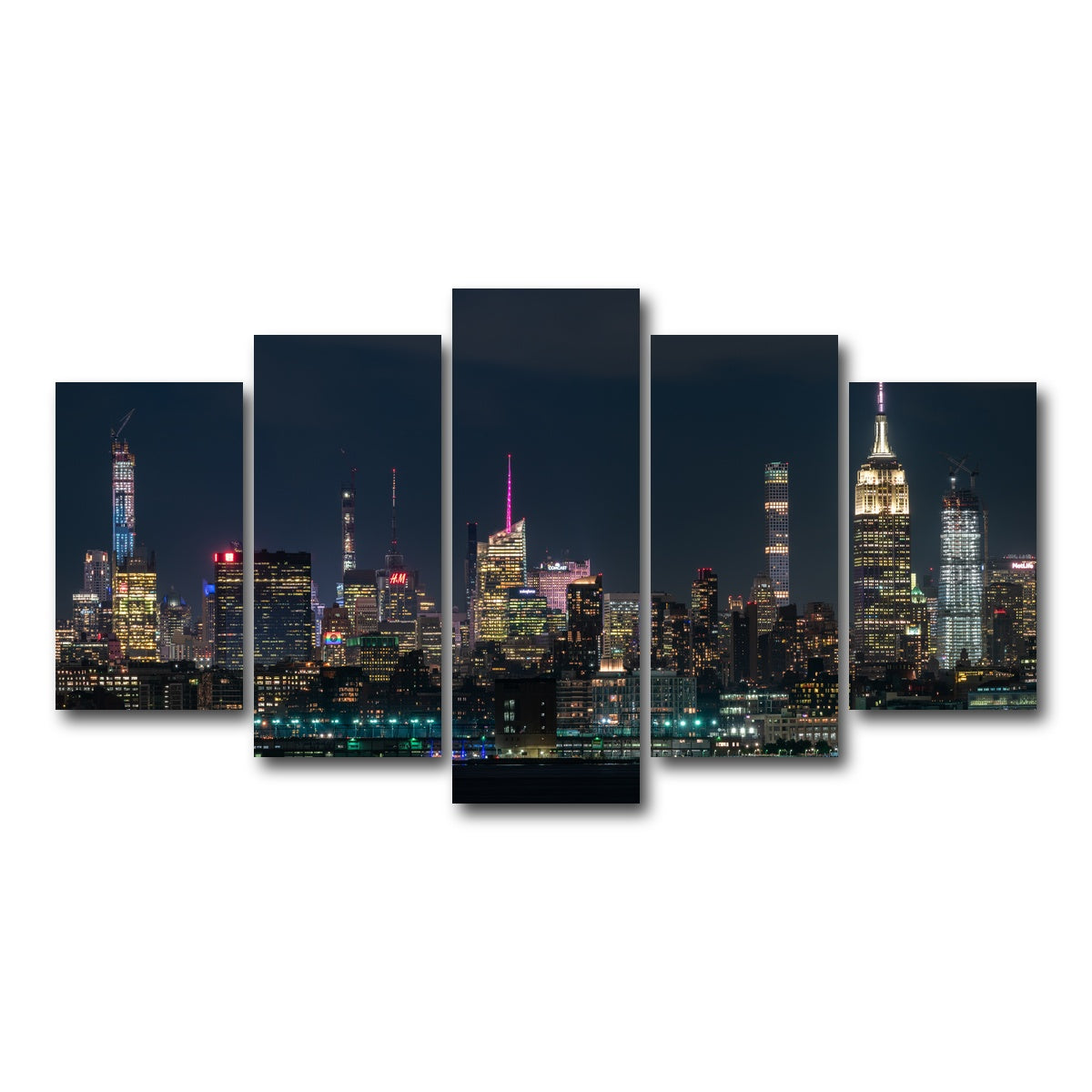 AUTO-MOCKUP WHITE | Nightlight | 5 Piece | Gallery Wrap Canvas | group=5_normal