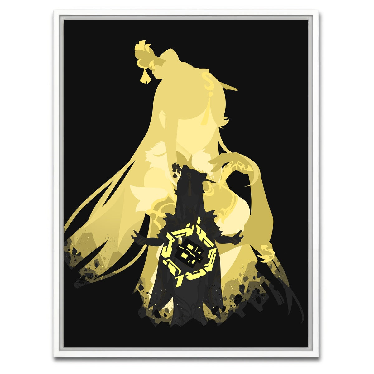 AUTO-MOCKUP WHITE | Ningguang | 1 Piece | White Framed Canvas | group=3x4