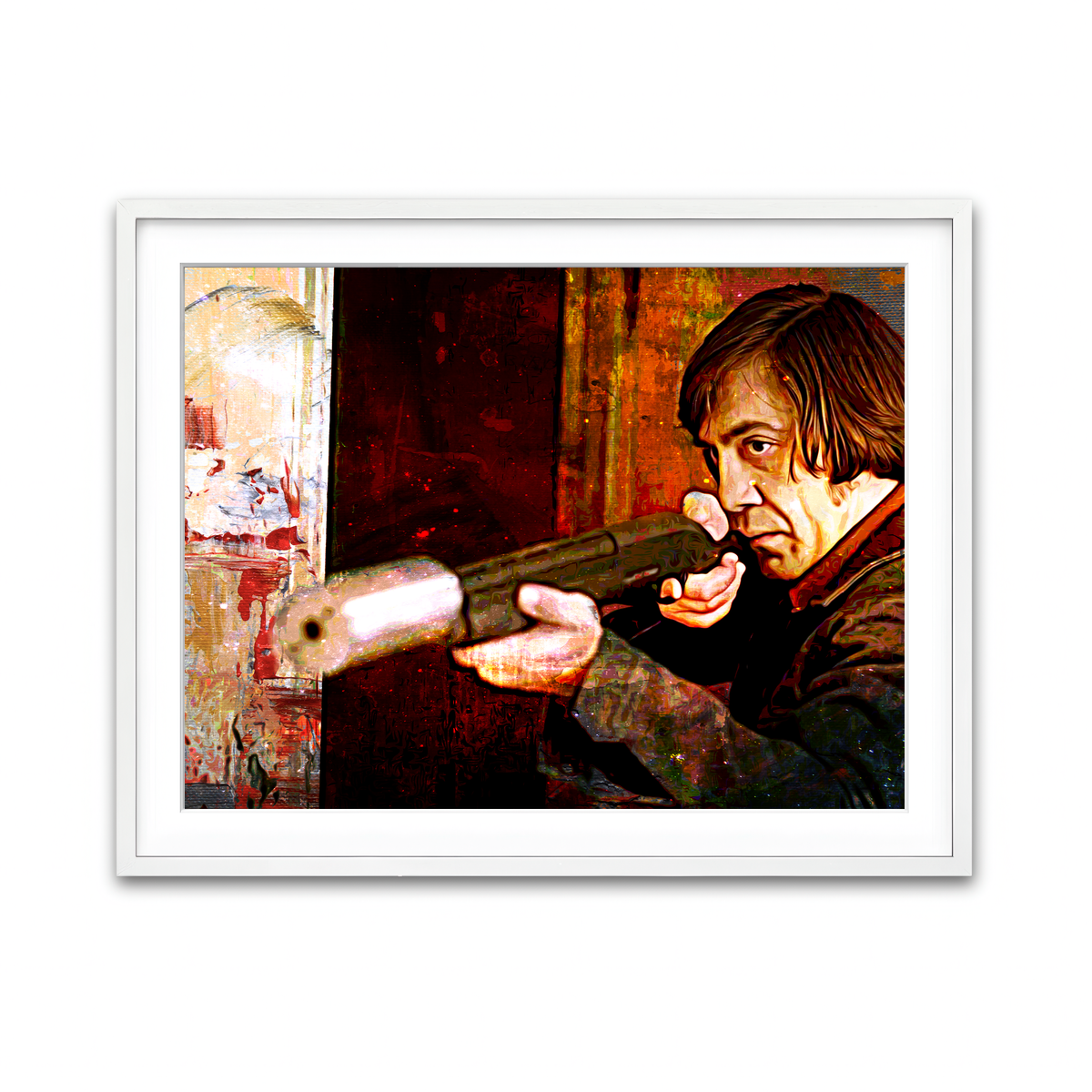 Framed Print 4x3 White