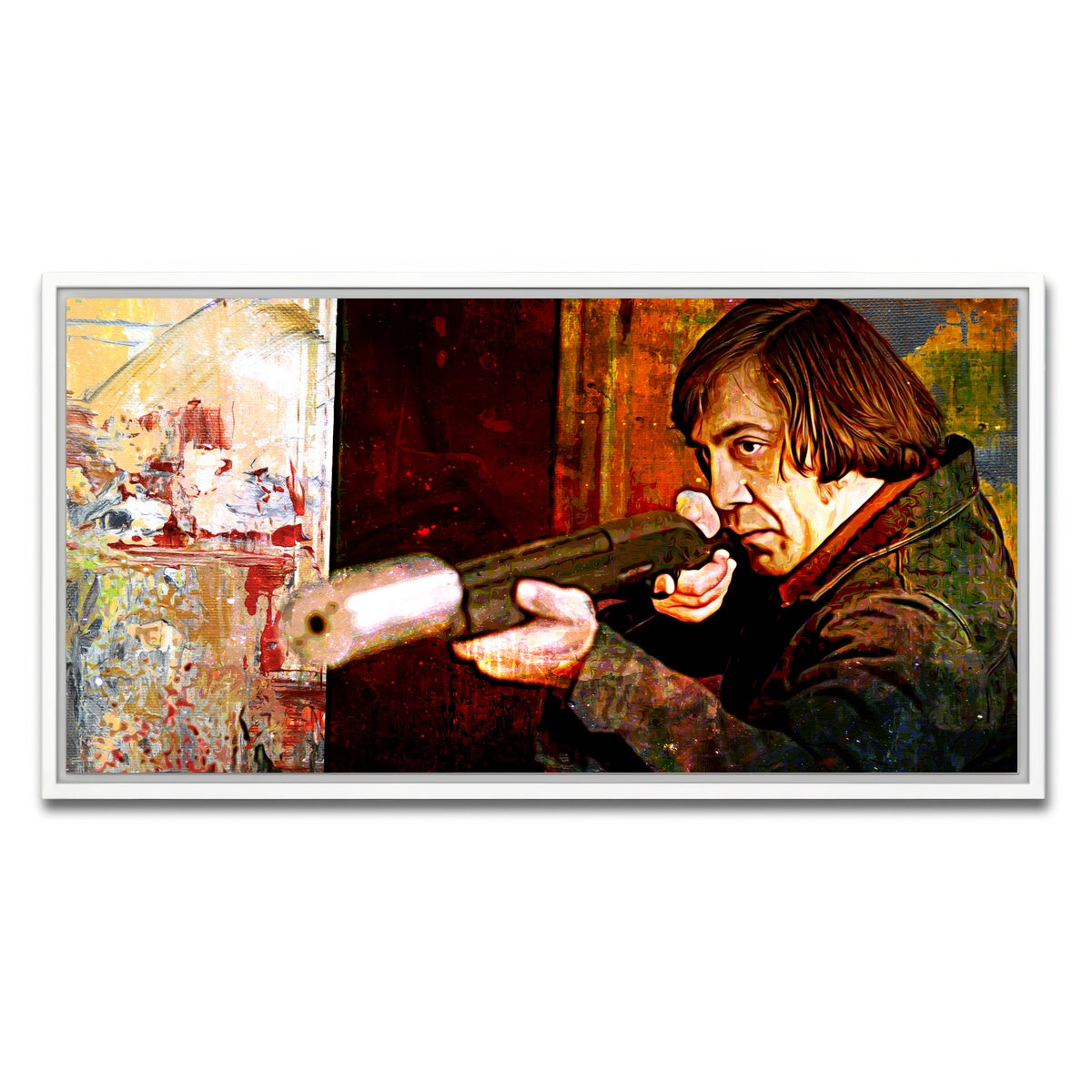 AUTO-MOCKUP WHITE | No Country For Old Men | 1 Piece | White Framed Canvas | group=2x1