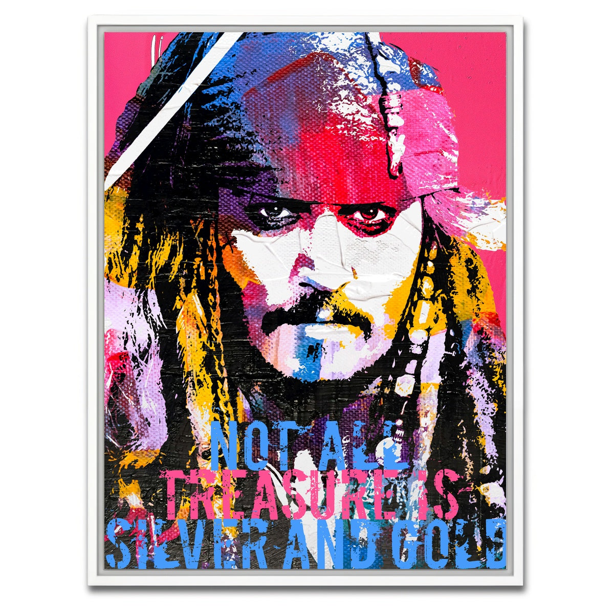 AUTO-MOCKUP WHITE | Not all Treasure | 1 Piece | White Framed Canvas | group=3x4