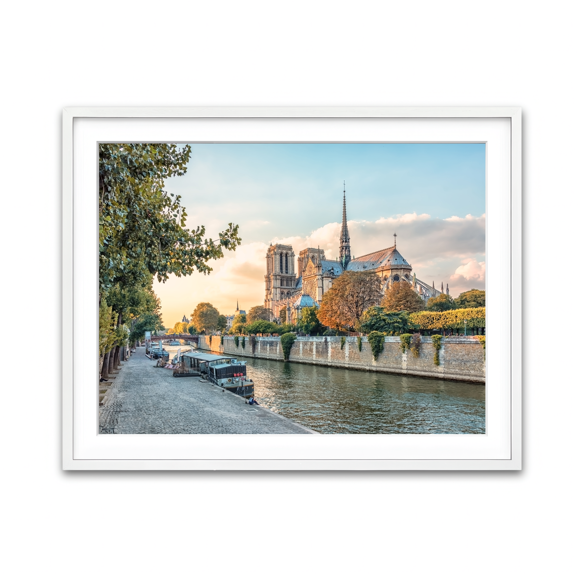 Framed Print 4x3 White