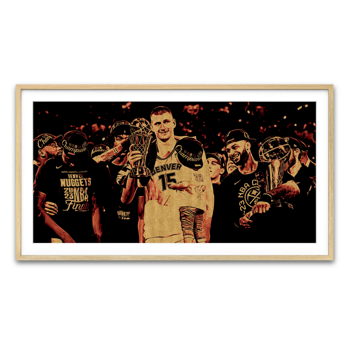 Framed Print 2x1 Natural