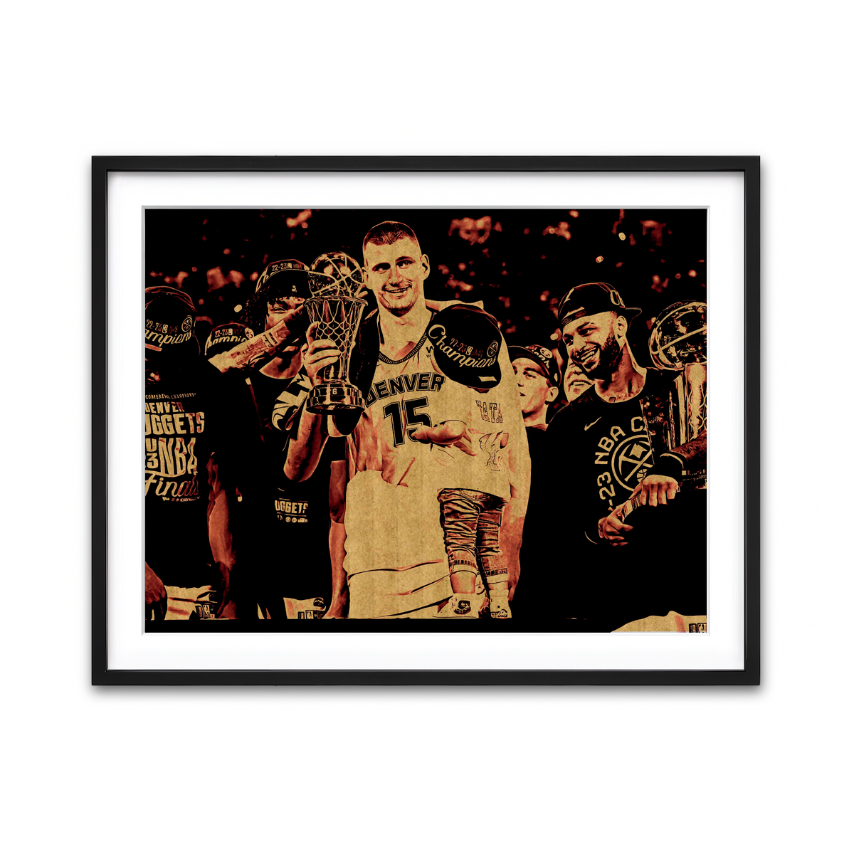 Framed Print 4x3 Black