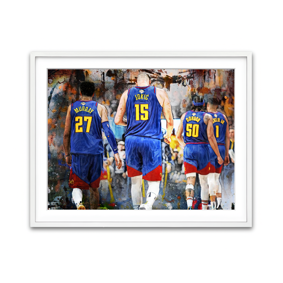 Framed Print 4x3 White