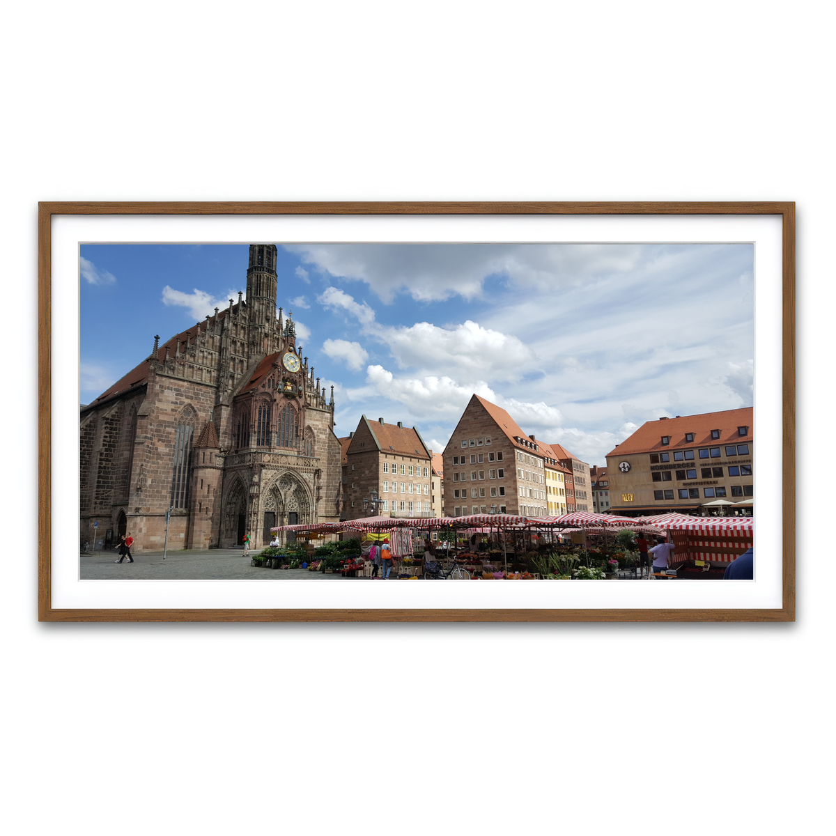 Framed Print 2x1 Walnut