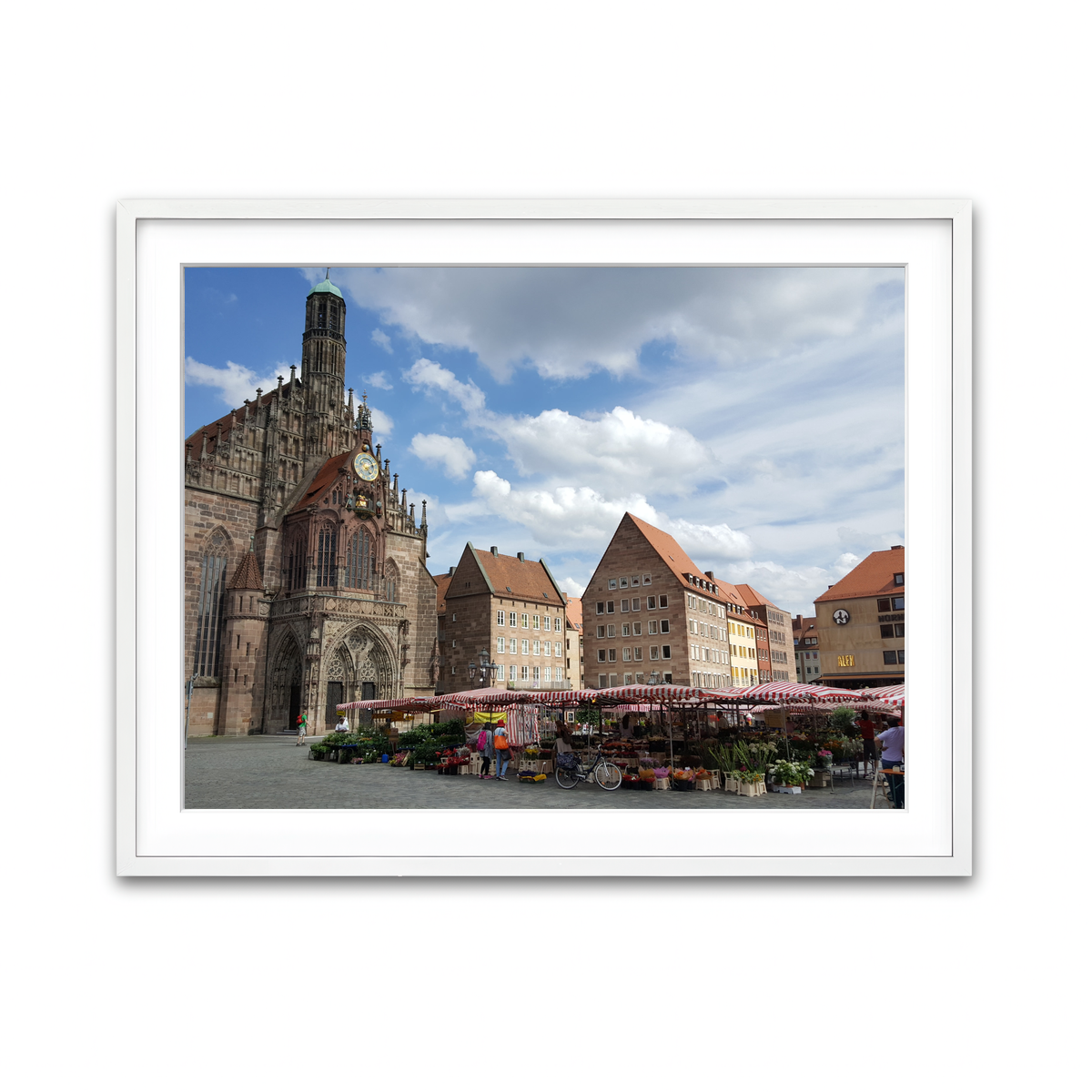 Framed Print 4x3 White