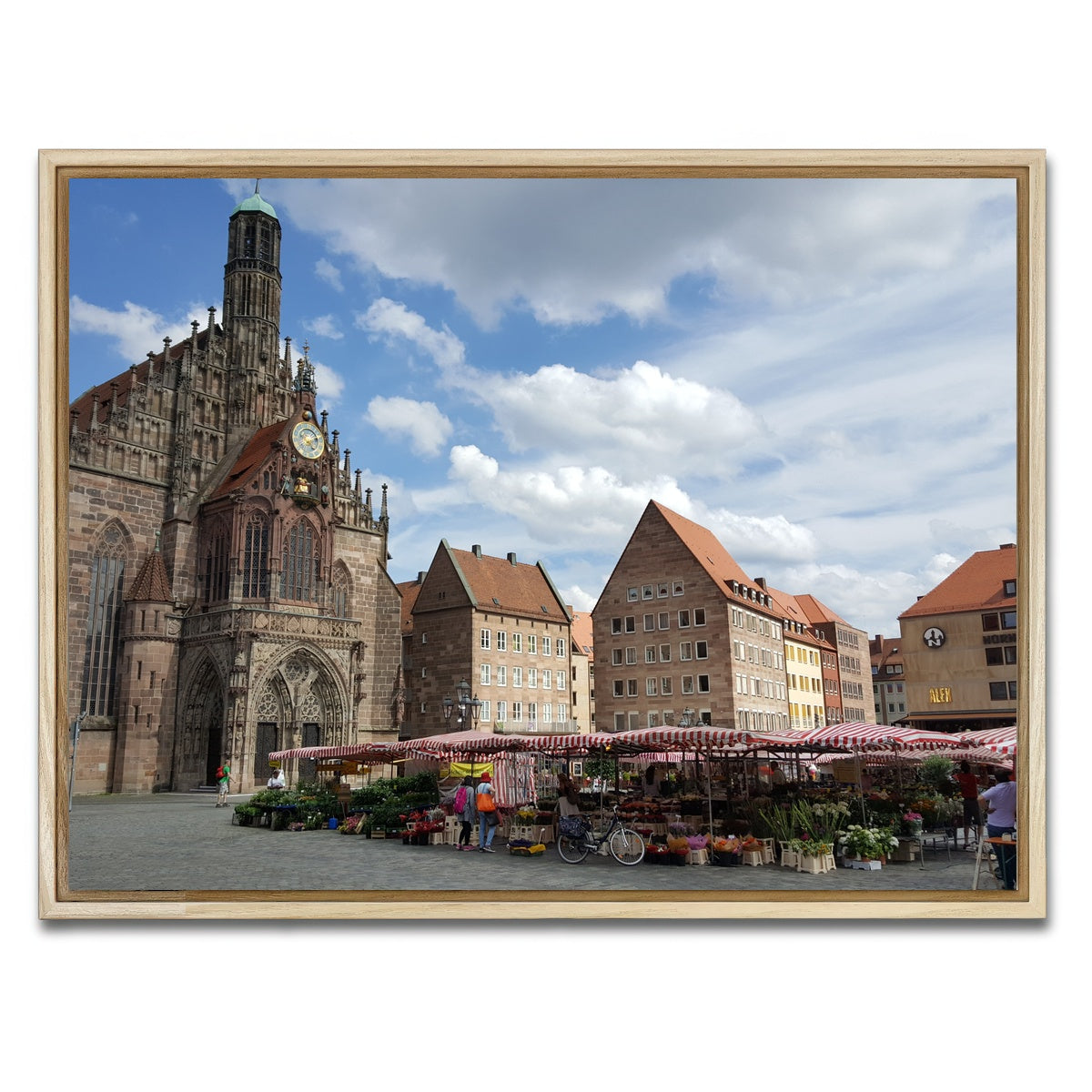 AUTO-MOCKUP WHITE | Nuremberg Germany | 1 Piece | Natural Framed Canvas | group=4x3