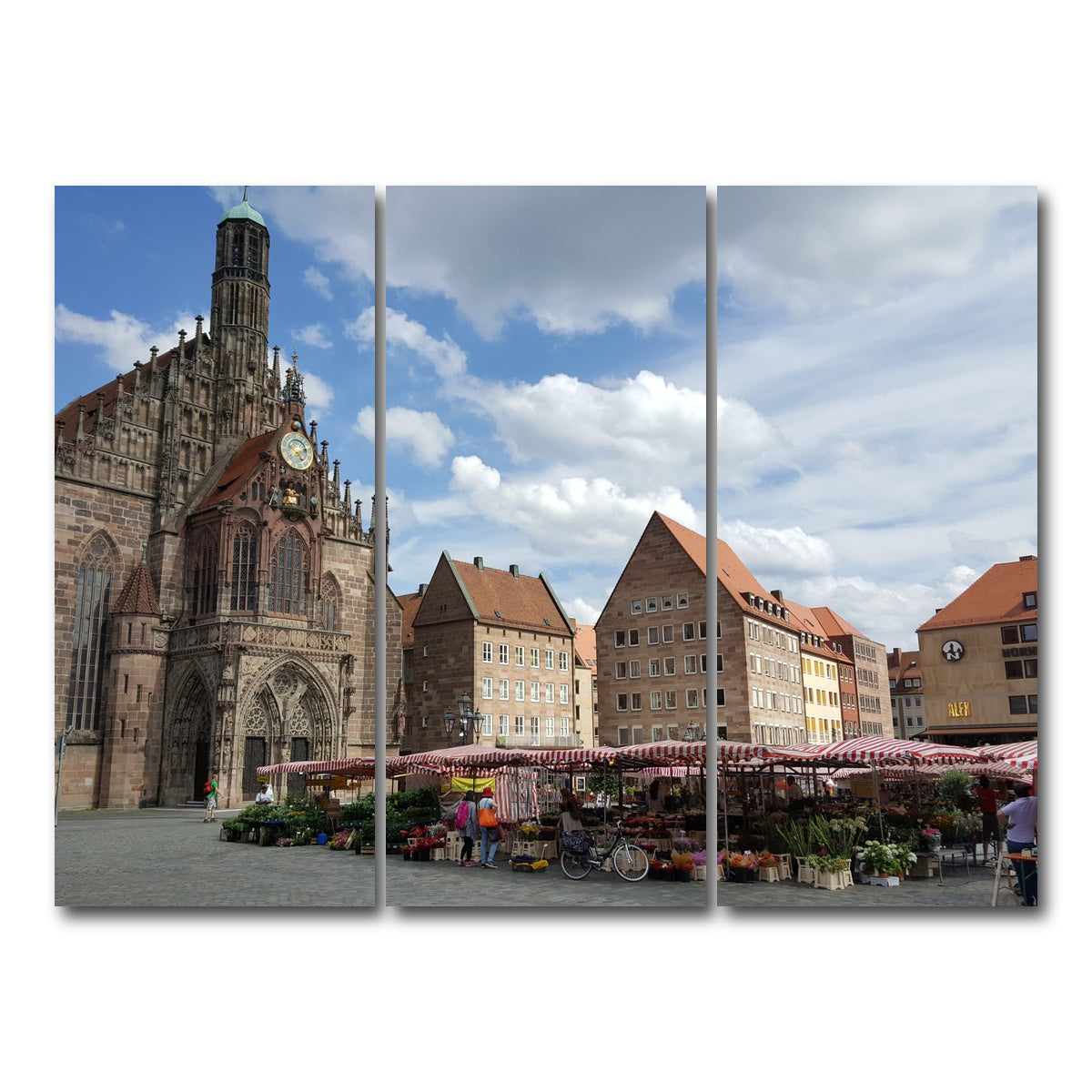 AUTO-MOCKUP WHITE | Nuremberg Germany | 3 Piece | Gallery Wrap Canvas | group=8x18