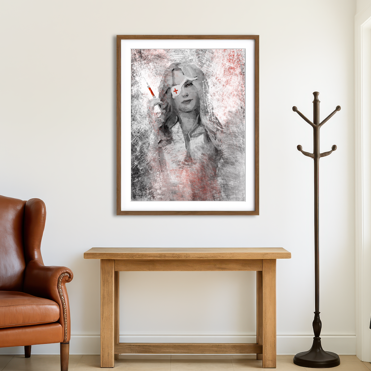 AUTO-MOCKUP ROOM | Nurse Wall Art