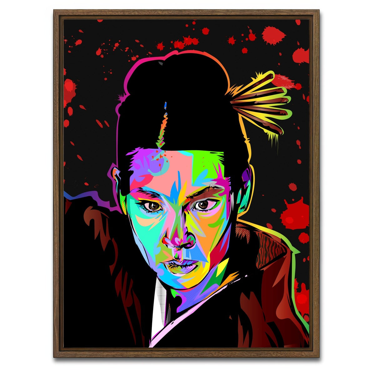 AUTO-MOCKUP WHITE | O-REN | 1 Piece | Walnut Framed Canvas | group=3x4