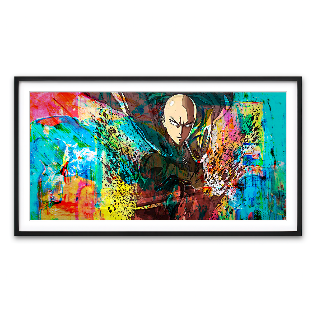 Framed Print 2x1 Black