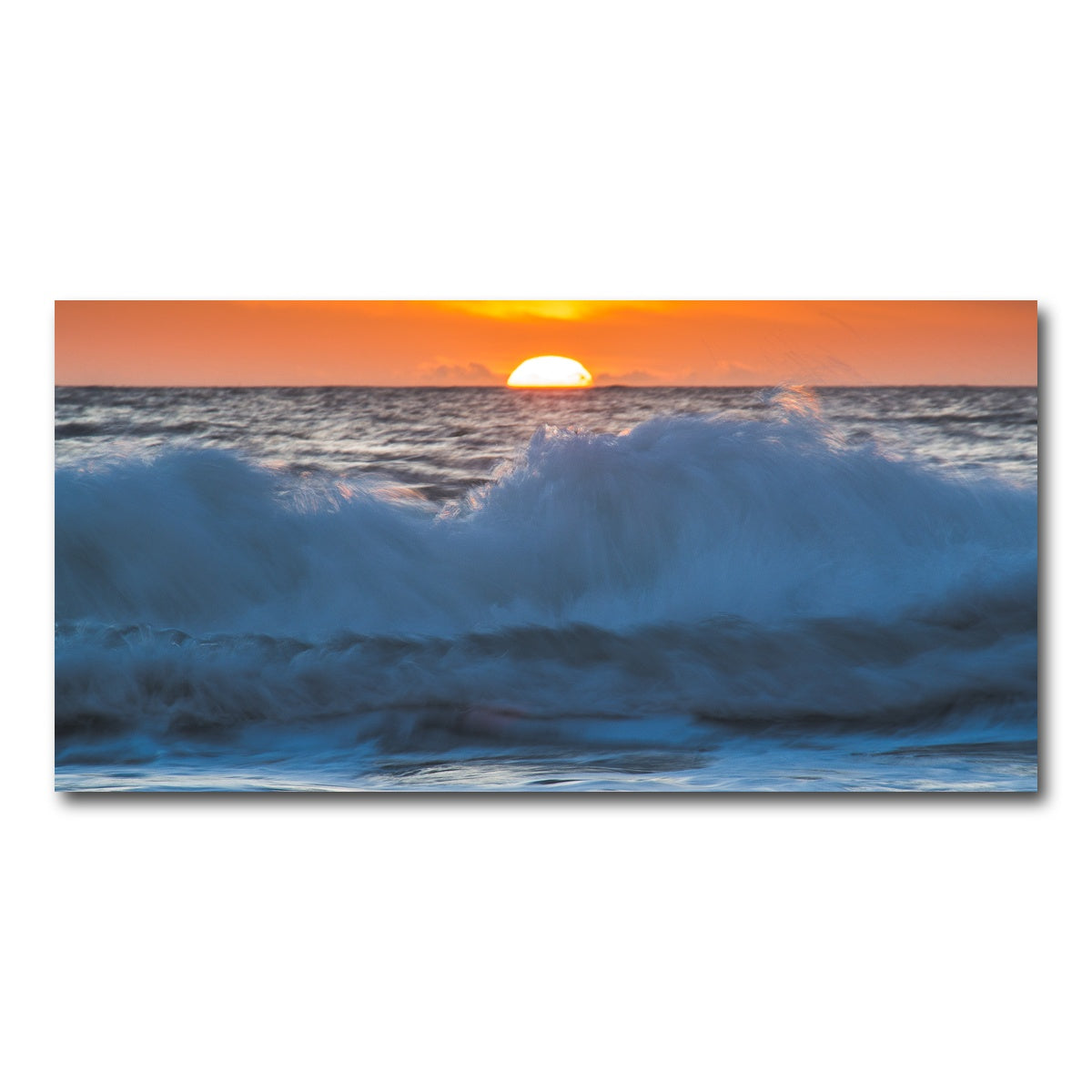 AUTO-MOCKUP WHITE | Ocean Sunrise | 1 Piece | Gallery Wrap Canvas | group=2x1