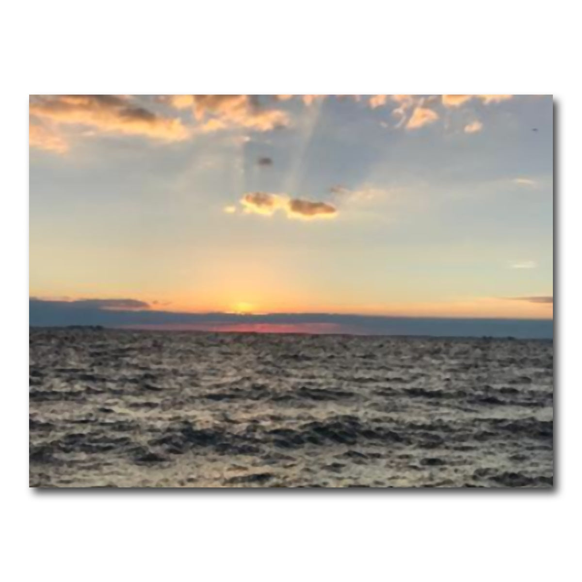 AUTO-MOCKUP WHITE | Ocean Sunset | 1 Piece | Gallery Wrap Canvas | group=4x3