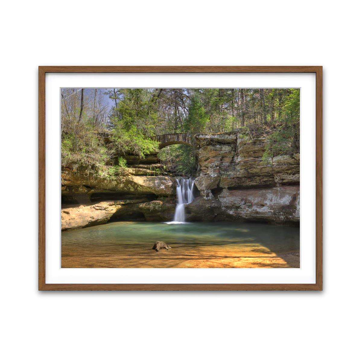 Framed Print 4x3 Walnut