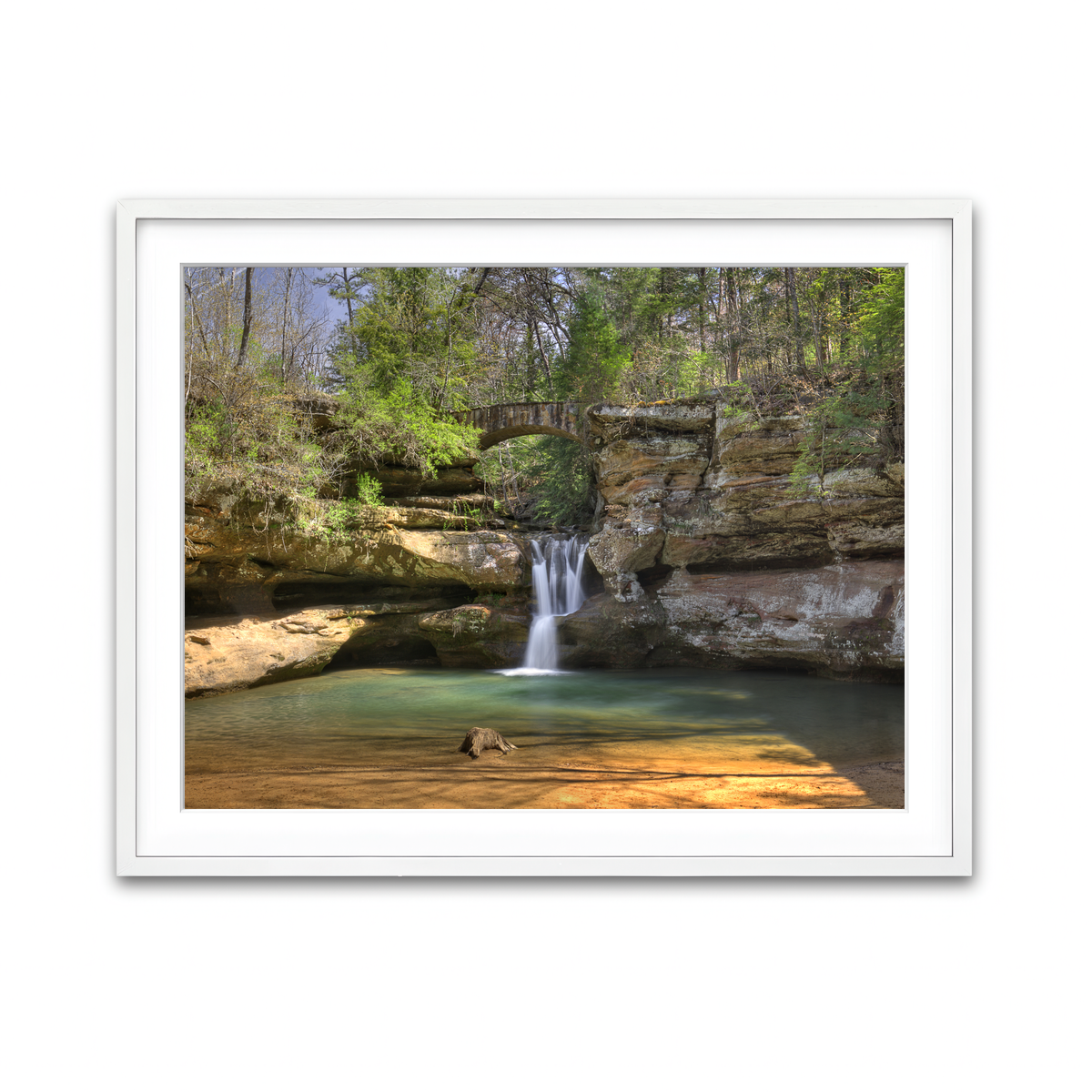 Framed Print 4x3 White