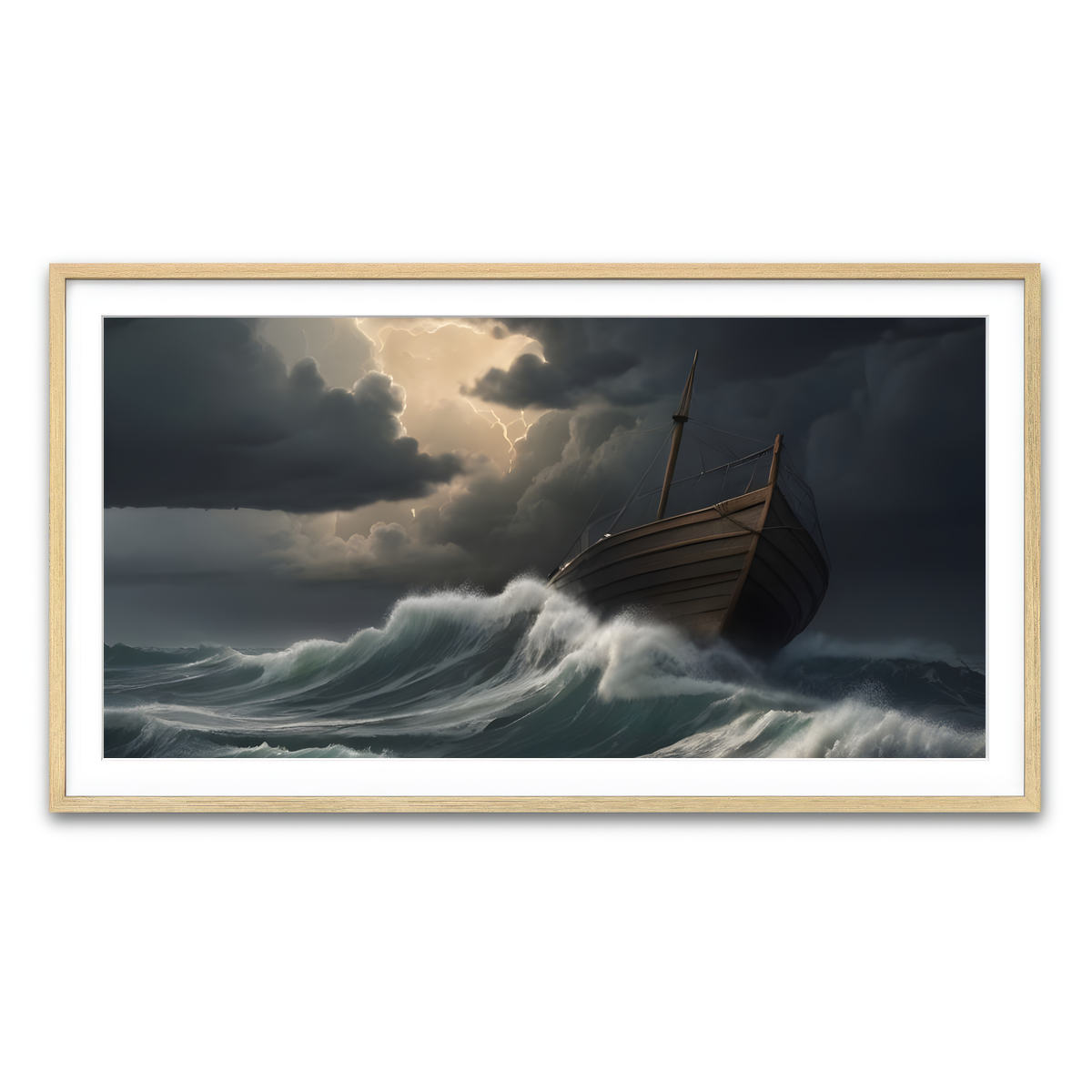 Framed Print 2x1 Natural