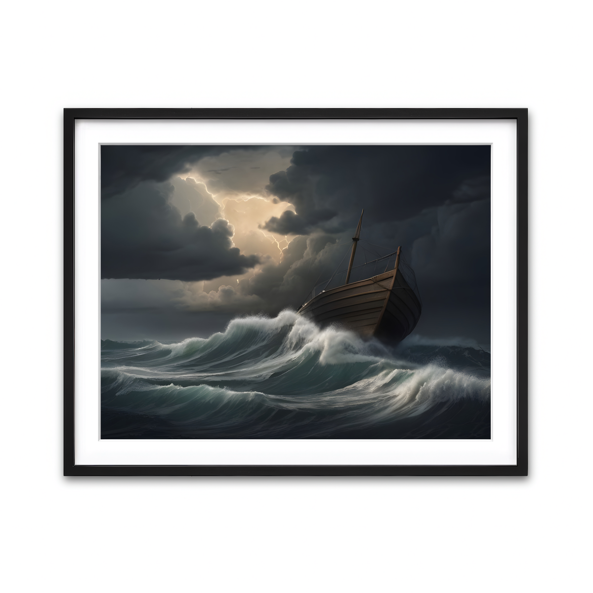 Framed Print 4x3 Black