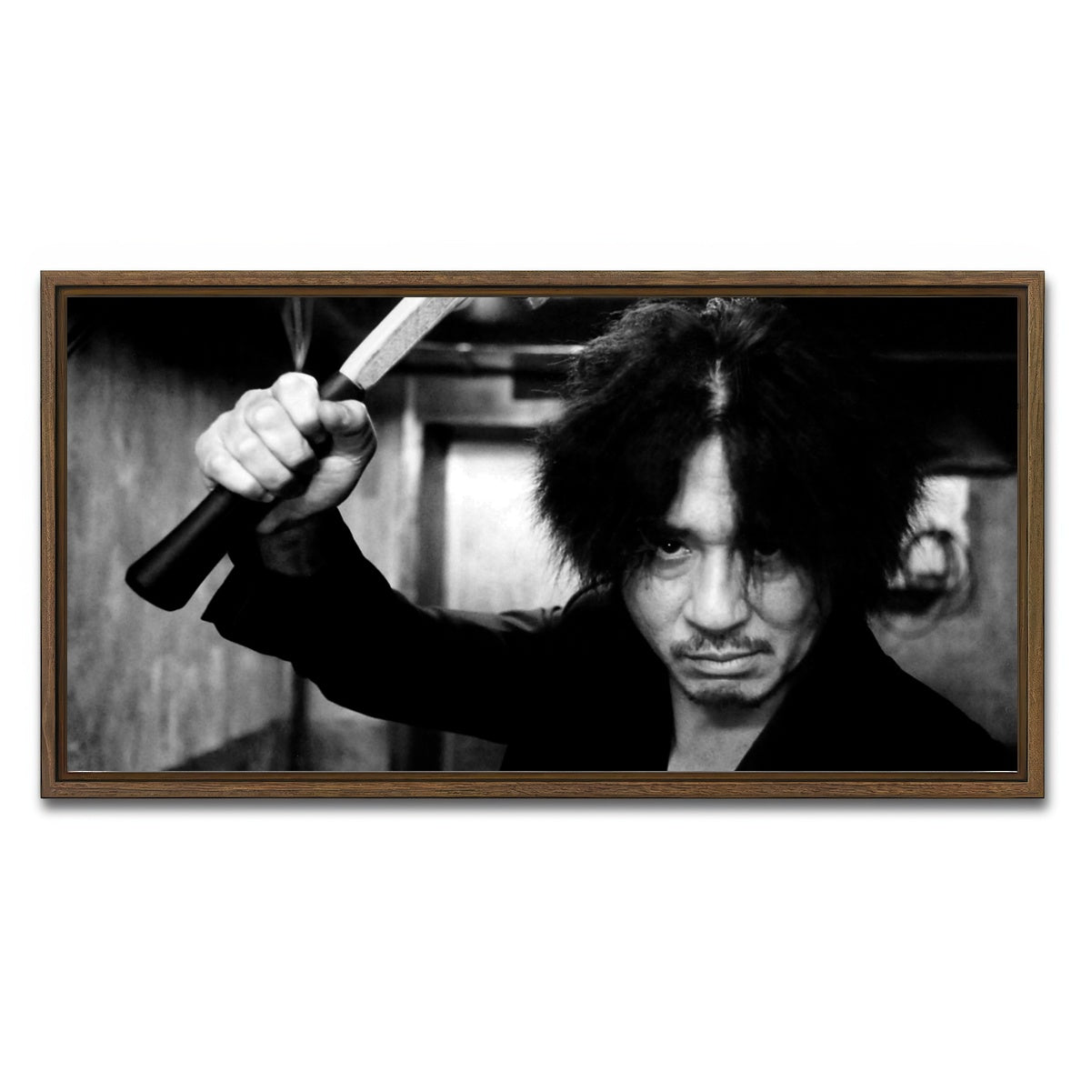 AUTO-MOCKUP WHITE | Oldboy | 1 Piece | Walnut Framed Canvas | group=2x1