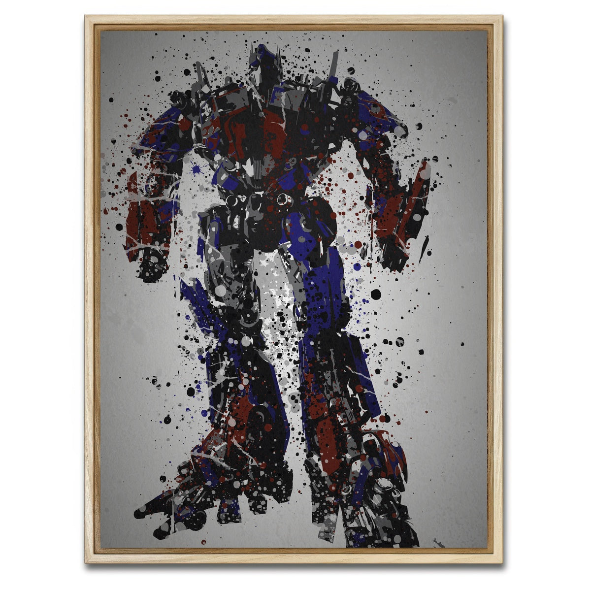AUTO-MOCKUP WHITE | Optimus Prime | 1 Piece | Natural Framed Canvas | group=3x4