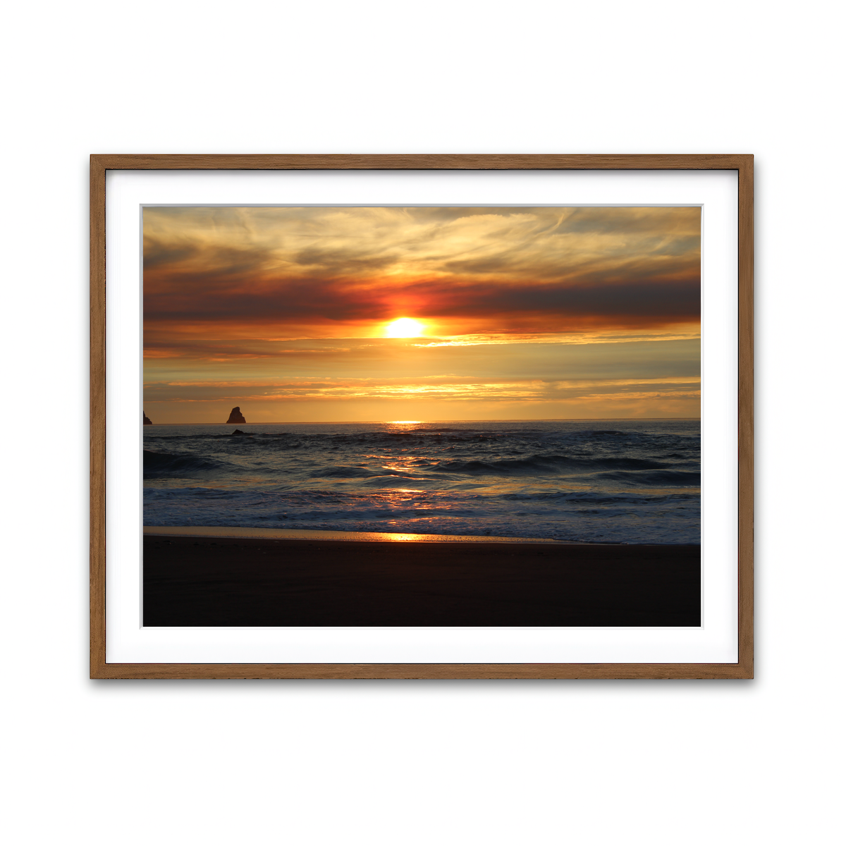 Framed Print 4x3 Walnut