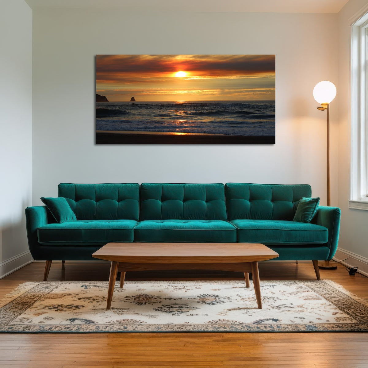 AUTO-MOCKUP ROOM | Oregon Coast Sunset
