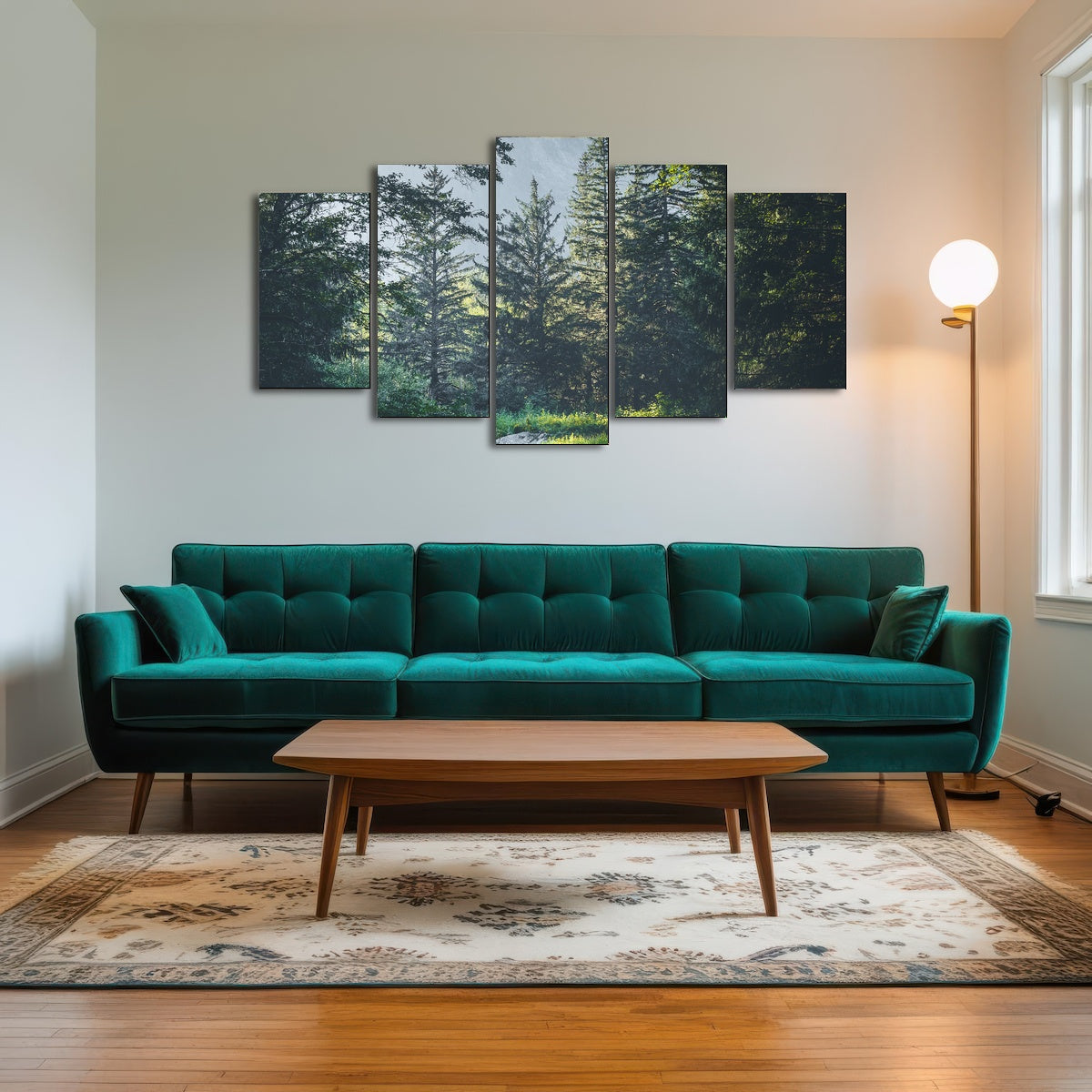 Overgrown Forest Path Wall Art