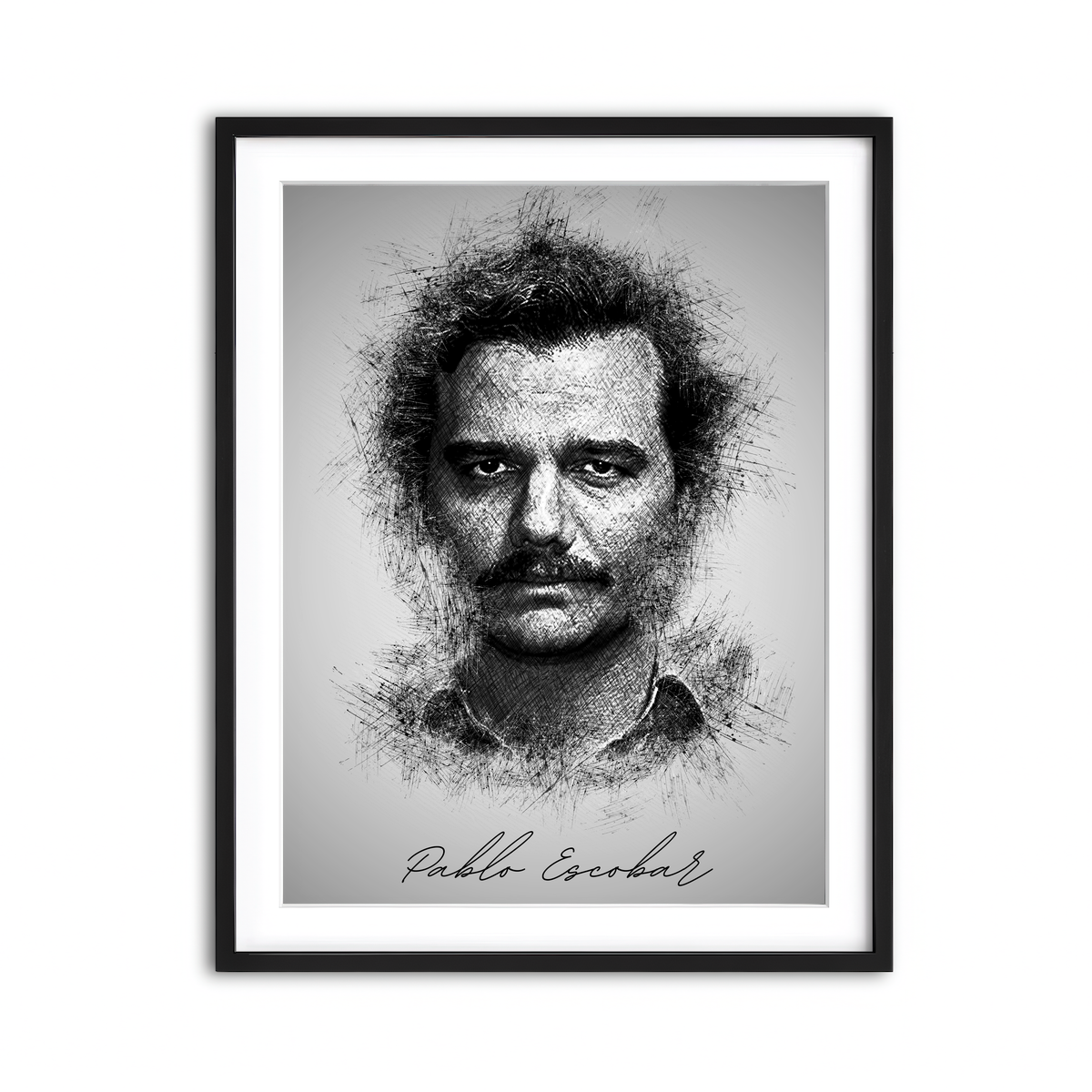 Framed Print 3x4 Black