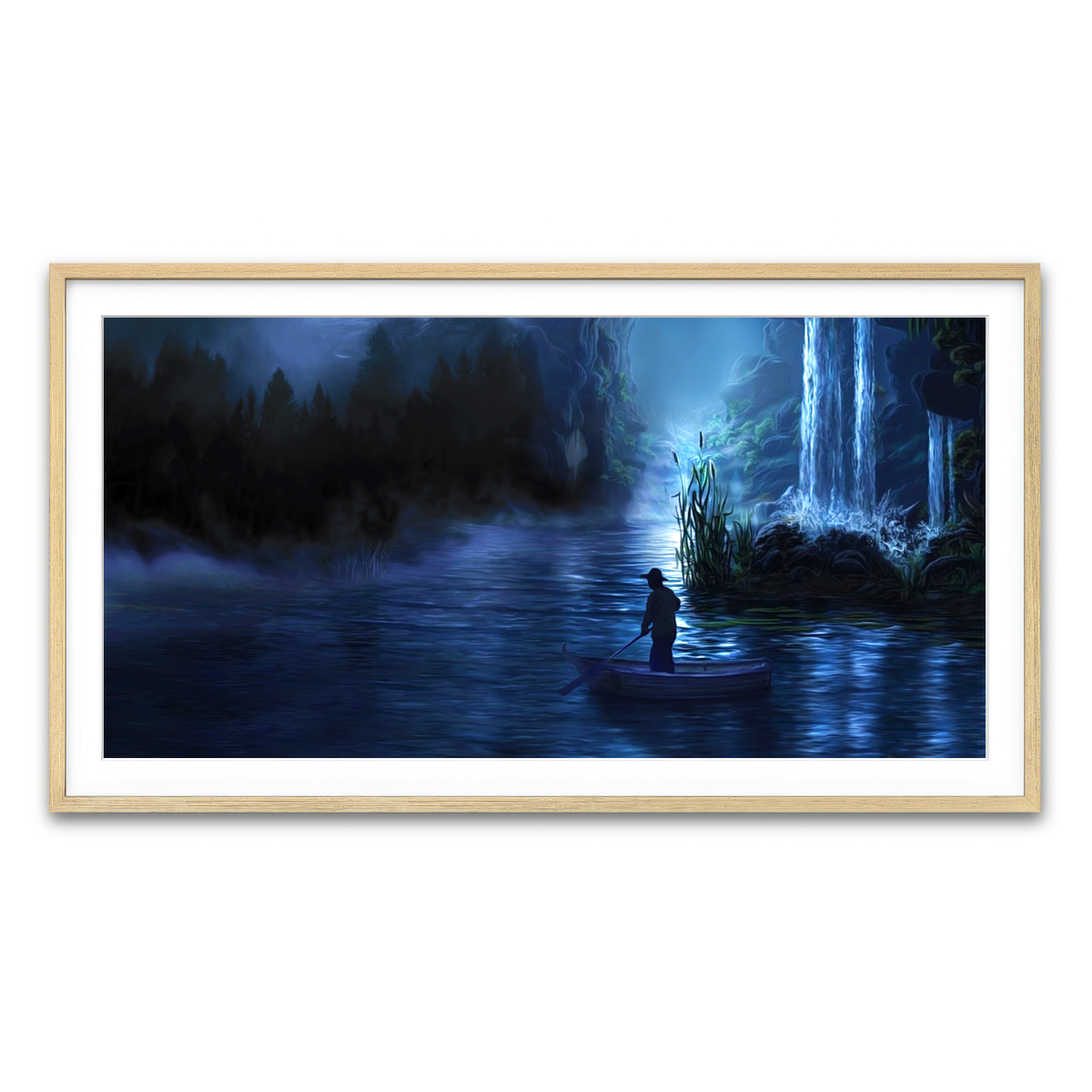 Framed Print 2x1 Natural