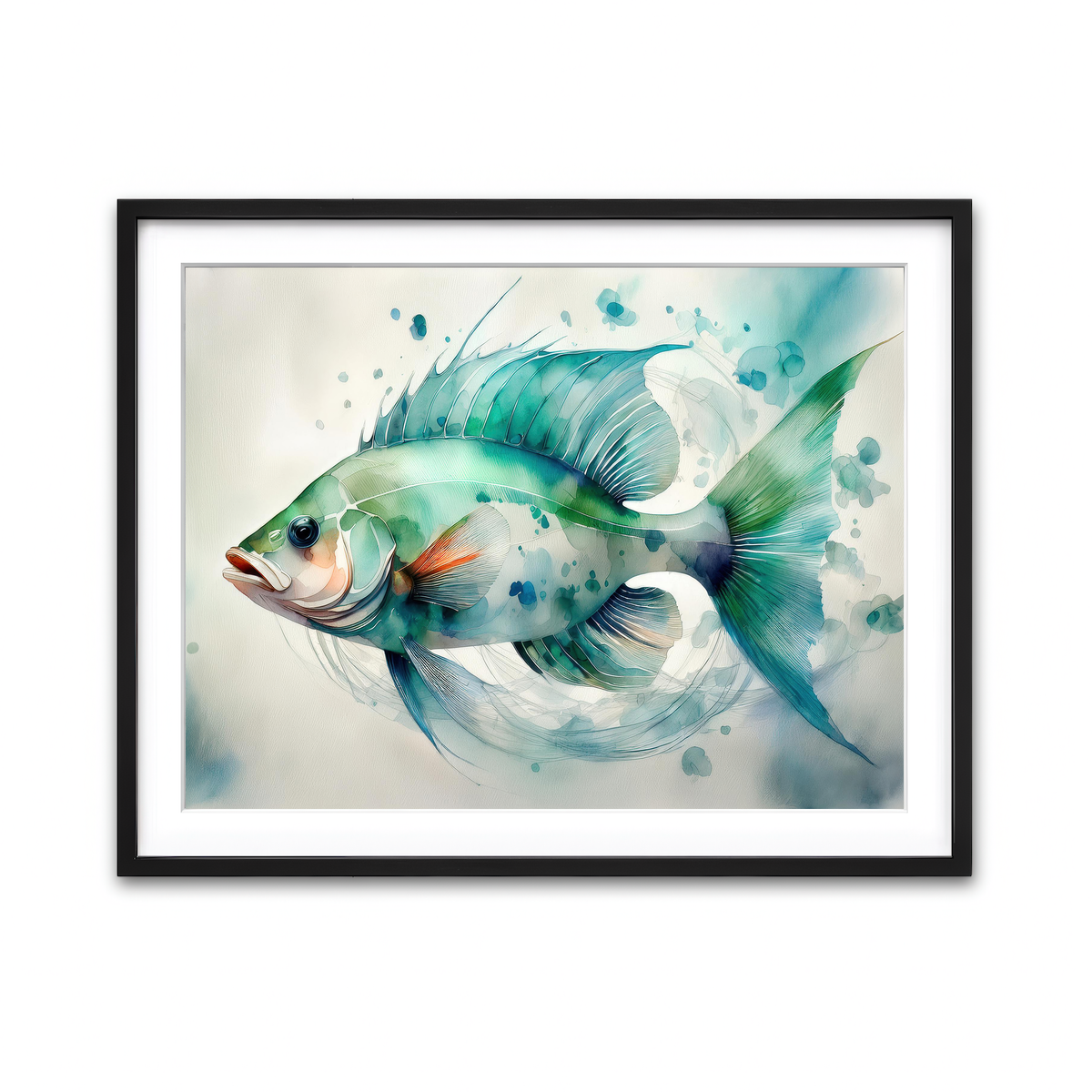 Framed Print 4x3 Black