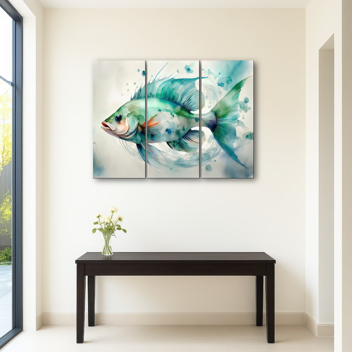 AUTO-MOCKUP ROOM | Painting Art of Salt Water Fish