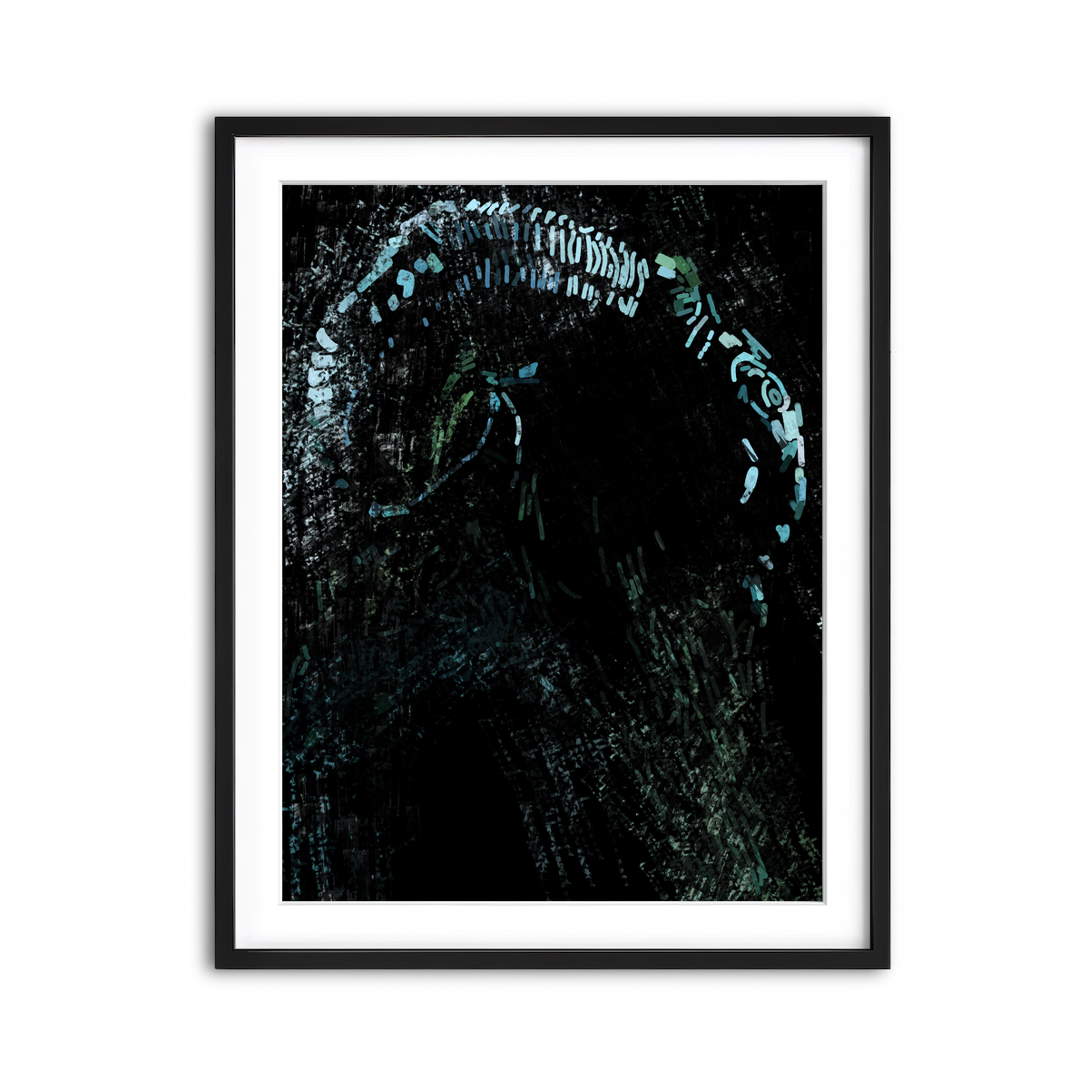 Framed Print 3x4 Black